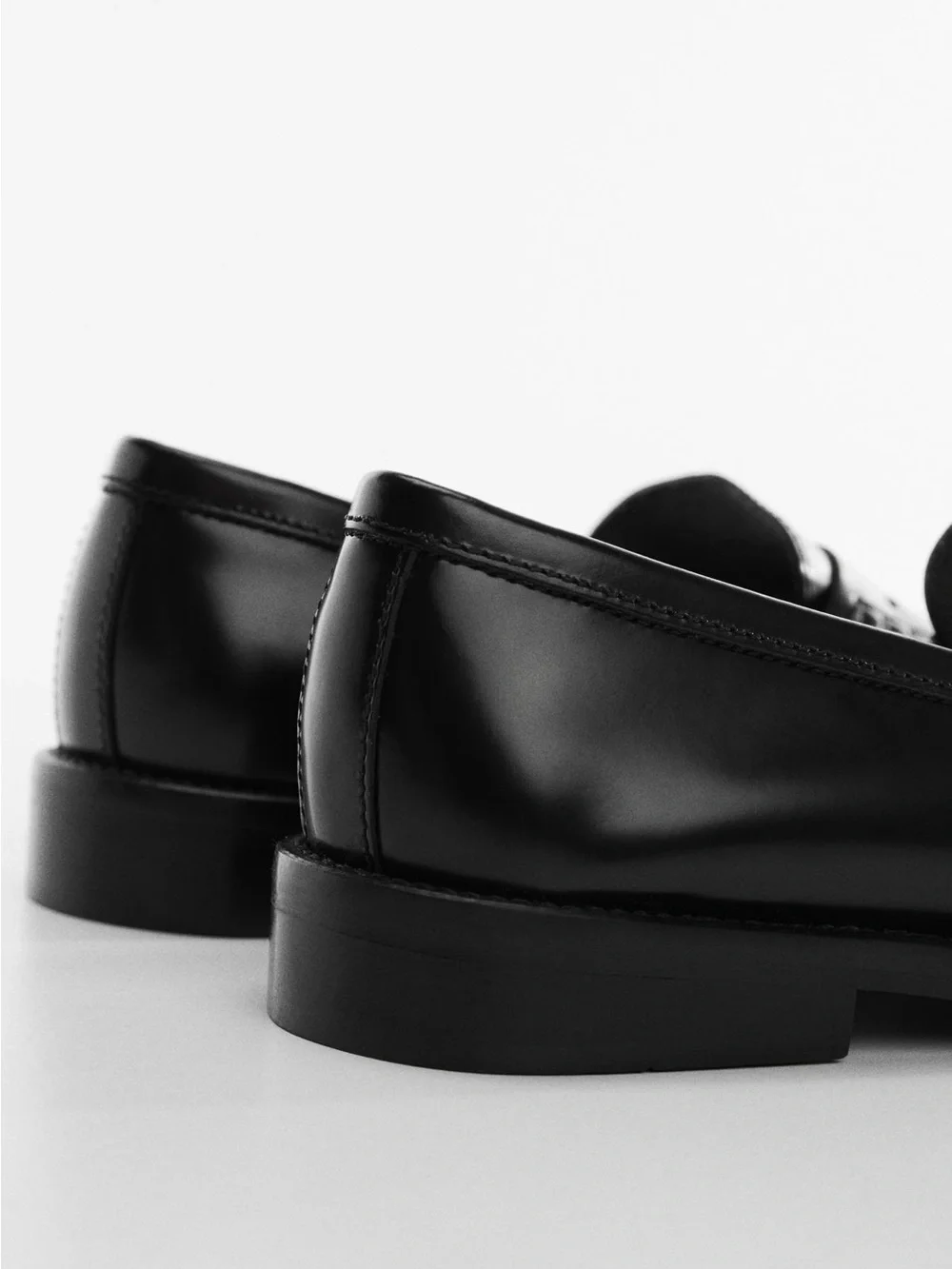 Mango leather penny loafers 38 - Picture 4 of 9